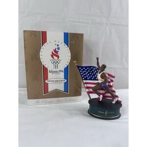 THE OLYMPIC SPIRIT ATLANTA 1996 HALLMARK TRACK & FIELD FIGURINE